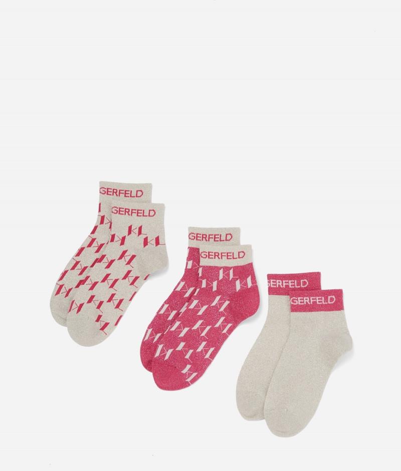 Calcetines Karl Lagerfeld K/Monogram Short Socks