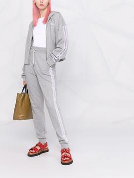 Pantalón Karl Lagerfeld gris logo tape sweat pants