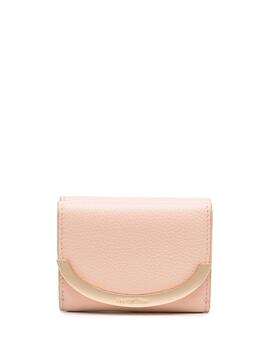 Cartera See by Chloé rosa compact wallet