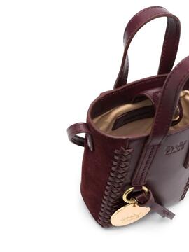 Bolso See by Chloé Violeta mini tote full violine