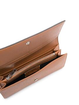 Cartera Karl Lagerfeld Camel RSG metal cont Wallet