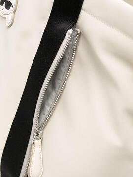 Bolso Karl Lagerfeld Blanco tote k/ikonik 2,0 nylo