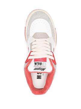 Sneakers MSGM  Rojo con gris scarpa donna