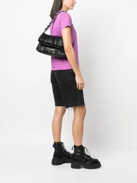 Bolso Karl Lagerfeld Negro K/Kushion Chain SM Fold