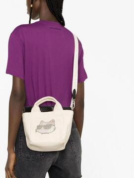 Bolso Karl Lagerfeld Beige K/ikonik 2.0 Choupette