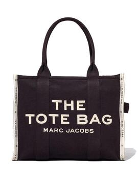 Bolso Marc Jacobs The Large Tote Jacquard Negra