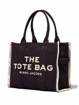 Bolso Marc Jacobs The Large Tote Jacquard Negra