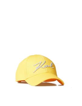 Gorra Karl Lagerfeld amarilla Signature Cap
