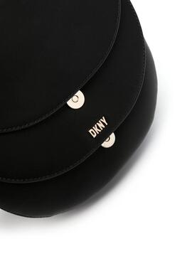 Bolso DKNY Negro y dorado Gramercy MD Flap Crossbo