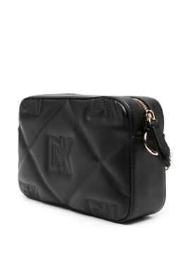 Bolso DKNY Negro y dorado Crosstown Camera bag