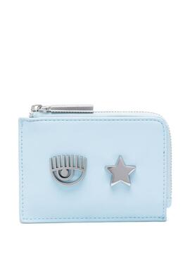 Cartera Chiara Ferragni Celeste Metal Eye Star