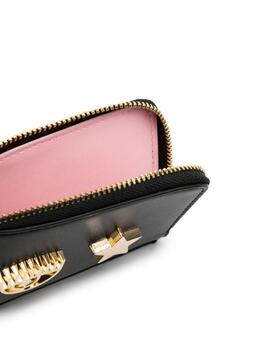 Cartera Chiara Ferragni Negra Metal Eye Star