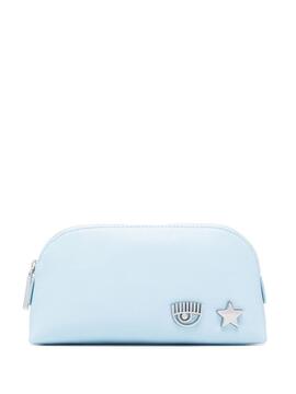 Neceser Chiara Ferragni  Celeste Metal Eye Star