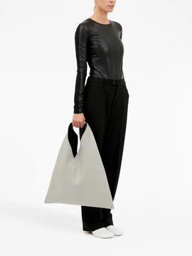 Bolso MM6 Gris Cemento Classic Japanese Handbag