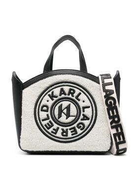 Bolso Karl Lagerfeld blanco/negro Tote K/circle ve