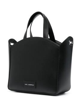 Bolso Karl Lagerfeld blanco/negro Tote K/circle ve