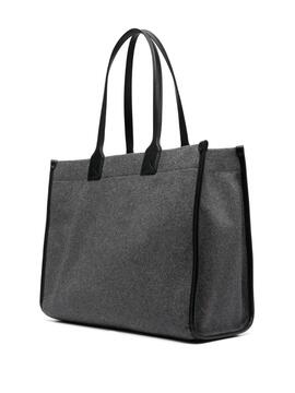 Bolso Karl Lagerfeld antracita Tote K/skuare fielt