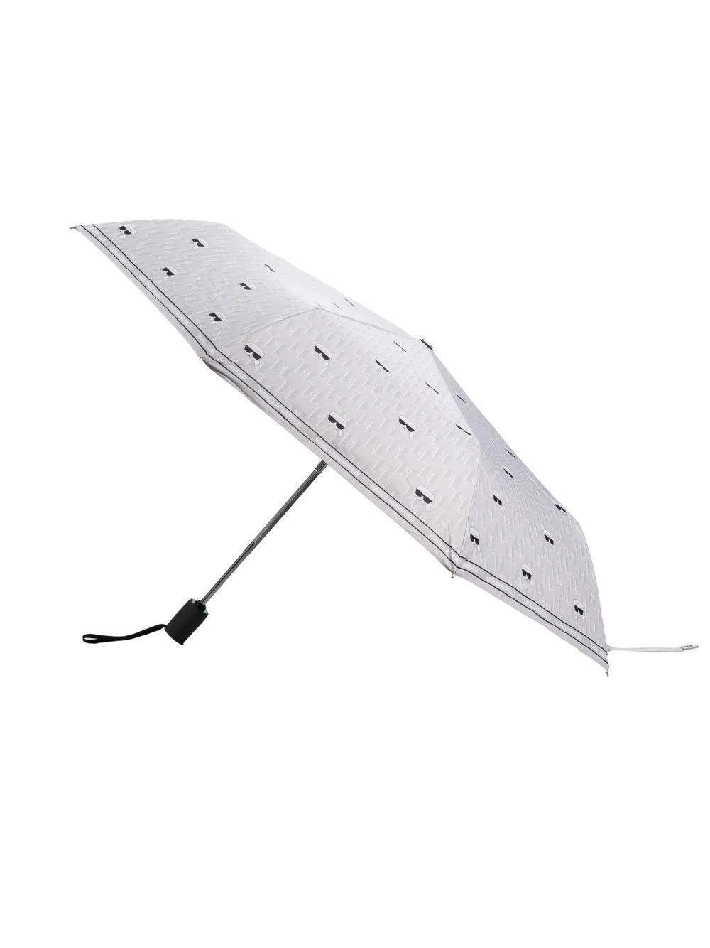 Paraguas Karl Lagerfeld gris k/ikonik mon season