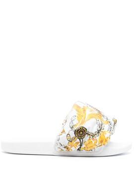 Sandalias Versace Jeans Couture Shelly Chain White