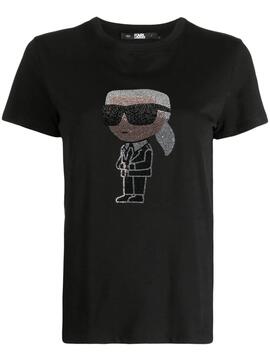 Camiseta Karl Lagerfeld Ikonik 2.0 Karl RS Negra