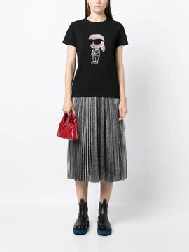 Camiseta Karl Lagerfeld Ikonik 2.0 Karl RS Negra