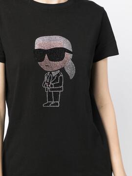 Camiseta Karl Lagerfeld Ikonik 2.0 Karl RS Negra