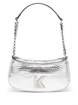 Bolso Karl Lagerfeld K/Kameo shoulderbag Croc Silv
