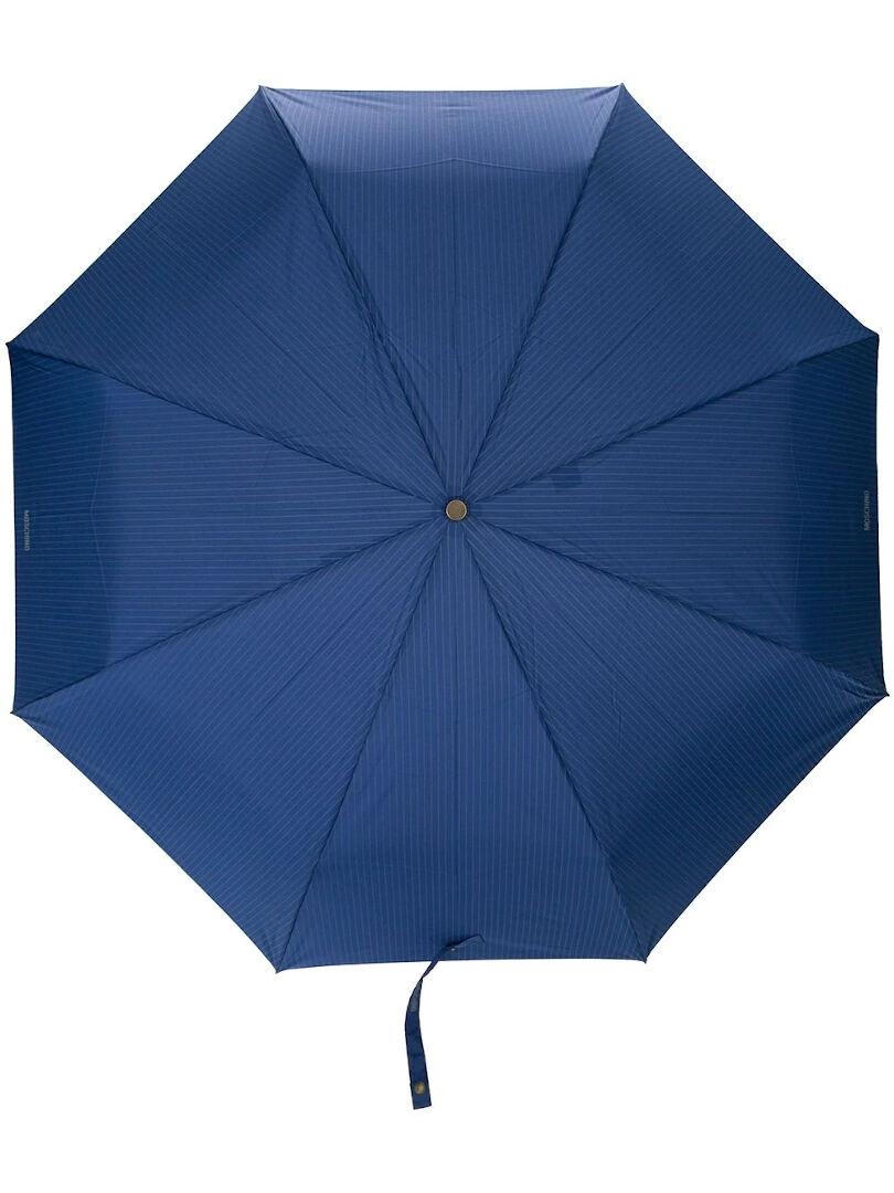 Paraguas Moschino azul rayas diplomáticas
