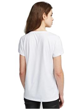Camiseta Karl Lagerfeld blanca Ikonik Karl - Choupette