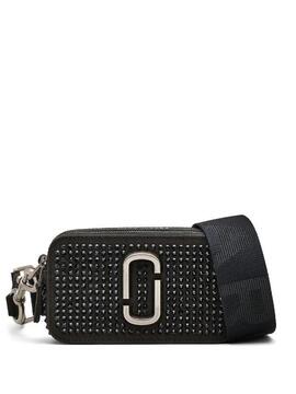 Bolso Marc Jacobs The Snapshot Crystal Canvas Negr