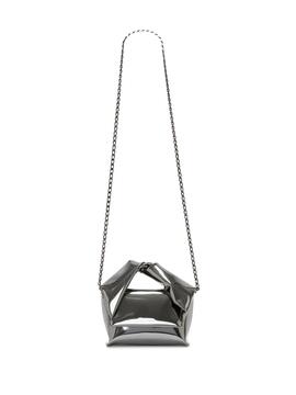 Bolso JW Anderson Small Twister Bag Gris metalizad