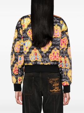 Bomber Versace Jeans Couture Hearts Baroque Negra