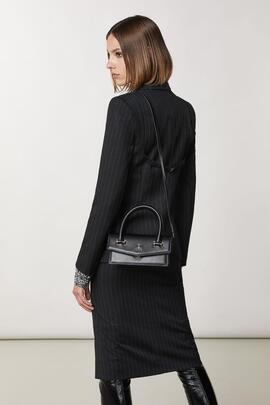 Bolso Patrizia Pepe Fly Bamby Piel Negro