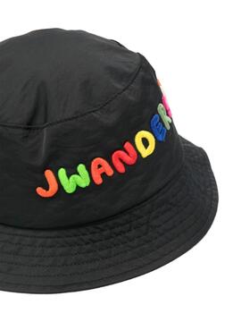 Gorro JW Anderson Logo Bordado negro