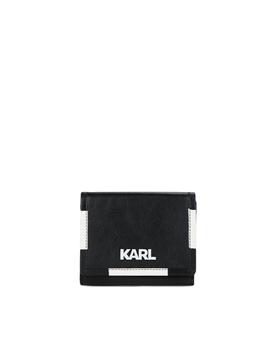 Cartera Karl Lagerfeld negra Medium Wallet K/Athleisure