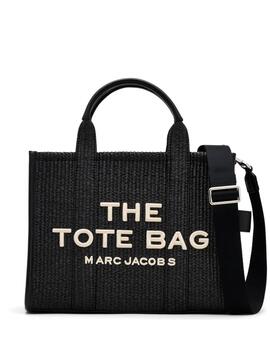 Bolso Marc Jacobs The Woven Tote Negro
