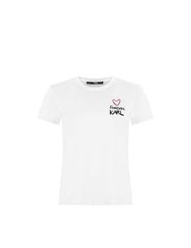 Camiseta Karl Lagerfeld blanca Forever Tee