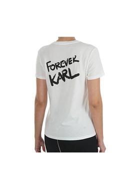 Camiseta Karl Lagerfeld blanca Forever Tee