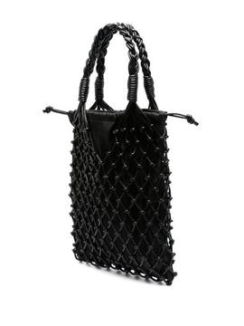 Bolso MSGM Net Medium Tote Negro