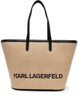 Bolso Karl Lagerfeld K/Essential Raffia Tote
