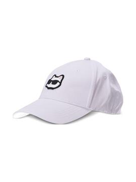 Gorra Karl Lagerfeld K/Ikonik 2.0 Choupette Blanca