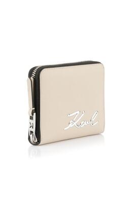 Cartera Karl Lagerfeld K/Sign 2.0 MD Zip Crudo