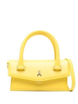 Bolso Patrizia Pepe Fly Bamby Piel Amarillo