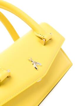 Bolso Patrizia Pepe Fly Bamby Piel Amarillo