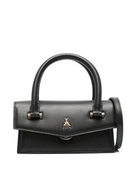 Bolso Patrizia Pepe Fly Bamby Piel Negro