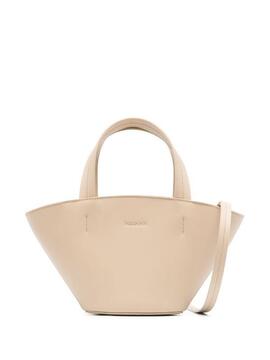 Bolso Patrizia Pepe Minimal City Pequeño Beige