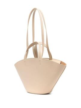 Bolso Patrizia Pepe Minimal City Mediano Beige