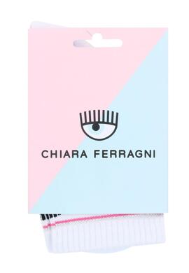 Calcetines Chiara Ferragni Logomania Spugna Blanco