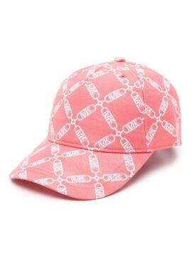 Gorra Michael Kors MK Logo Jacquard Coral