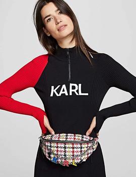 Riñonera Karl Lagerfeld k/studio Tweed Bumbag Multicolor